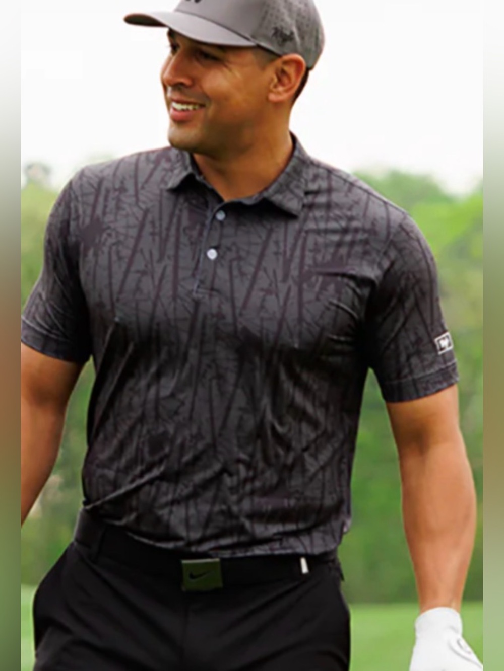 Waggle Golfin’ With Squatch Sasquatch Golf Polo Gray Men’s XL NWT